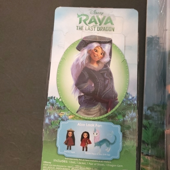New Sealed DISNEY Raya And The Last Dragon 10" Sisu Doll & 6" Sisu Doll - Picture 6 of 8
